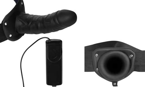 Erection Assist Vibrating Hollow Strap On For Men Groupon