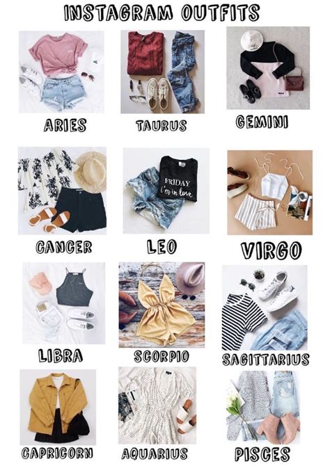 Zodiac Sign Game~♡ Zodiac Clothes Zodiac Signs Outfits Style