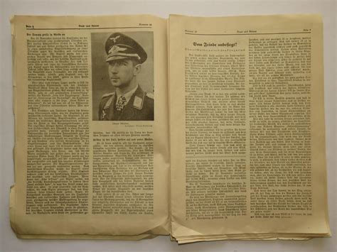 Soldiers Newspaper Front And Motherland
