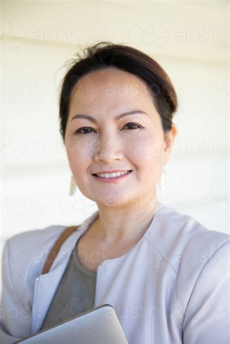 Image Of Portrait Of An Australian Asian Woman Austockphoto