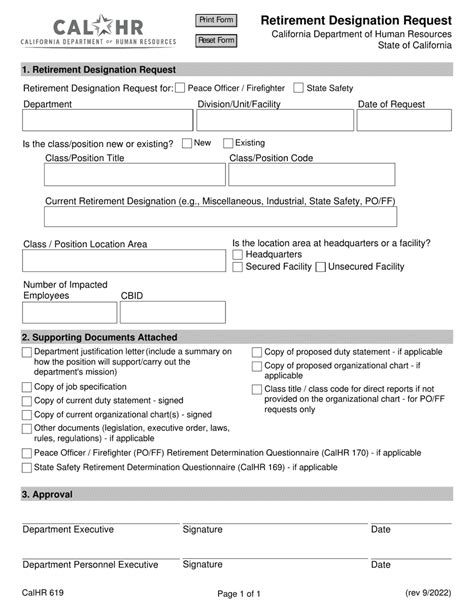 Form Calhr619 Fill Out Sign Online And Download Fillable Pdf