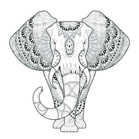 Free Elephant Coloring Pages For Adults At Free