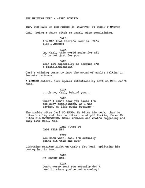 Funny Or Die Acting Scripts Funny Texts Funny Articles