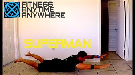 Superman Exercise How To Tutorial Youtube