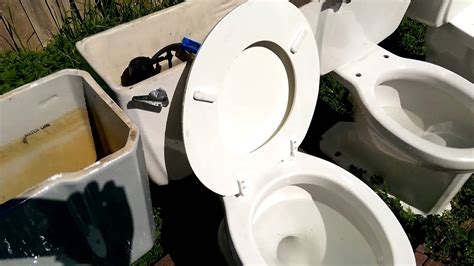 They can be designed for a sitting position popular in europe and north america with a toilet seat. Flushing 8 toilets - YouTube