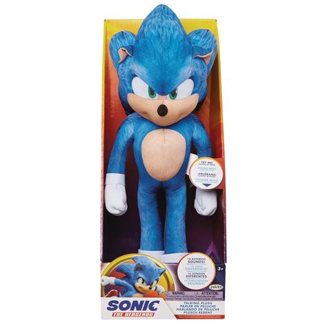 Sonic The Hedgehog Movie Sonic 13 Inch Talking Plush Toy