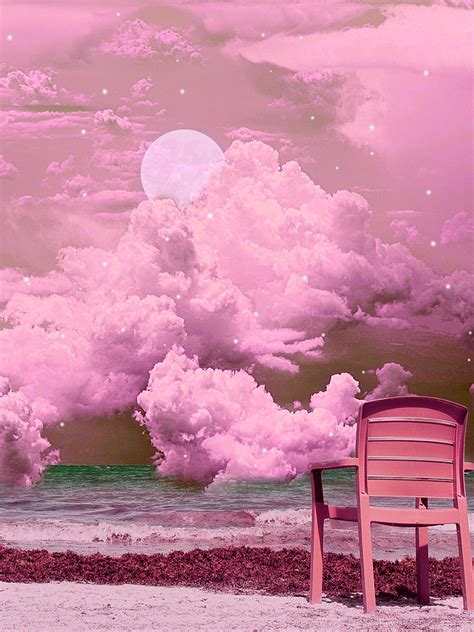 Pink Dream Sky Digital Art By Lia W Fine Art America