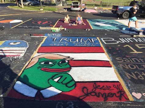 High School Seniors Express Themselves By Painting Their Parking Spot