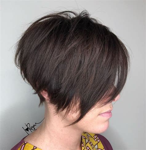 Short Pixie With Long Bangs A Trending Hairstyle For Best Simple