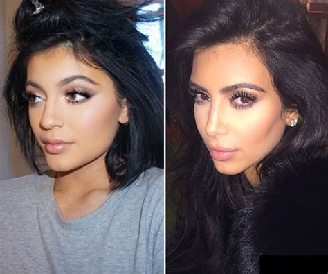 Kim Kardashian And Kylie Jenner Look Alike Pics Kim Kardashian Kylie