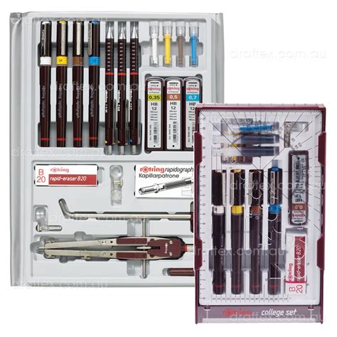 Collecting rotring's technical pens can be very tricky. Rotring Rapidograph Technical Pen Sets
