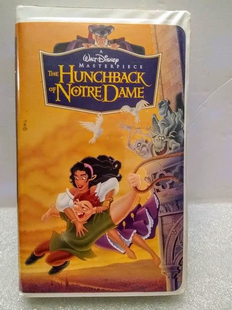 1997 The Hunchback Of Notre Dame Vhs Walt Disney Masterpiece Collection Frollo Esmeralda Quasimodo