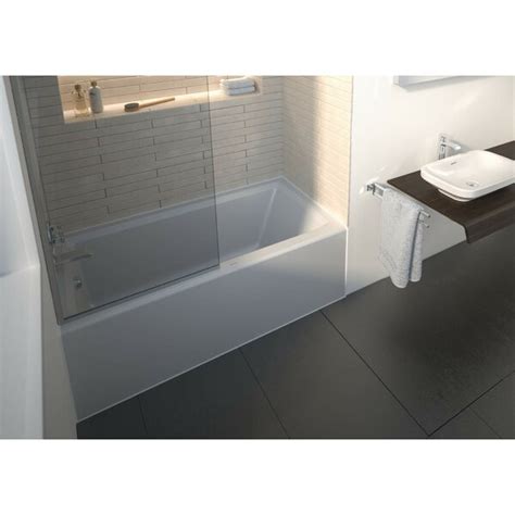 On the downside, this tub isn't the deepest, so those who really want to soak their whole bodies beneath the surface might want. Duravit Architec 60" x 30" Alcove Soaking Bathtub & Reviews