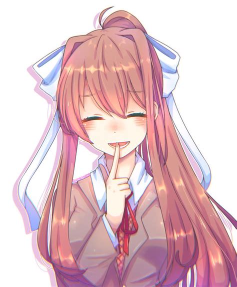 How To Draw Monika Ddlc At How To Draw