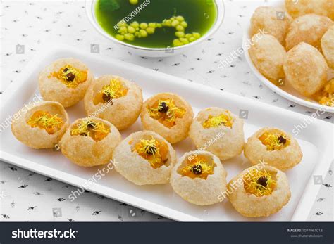 Indian Street Food Pani Puri Know Stock Photo 1074961013 Shutterstock