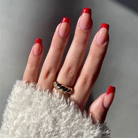 top 151 red acrylic nails short best vn