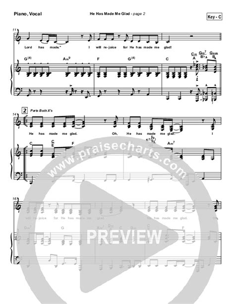 he has made me glad sheet music pdf leona von brethorst praisecharts