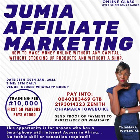 Buy Jumia Affiliate Marketing Course By Rose Igwebuike On