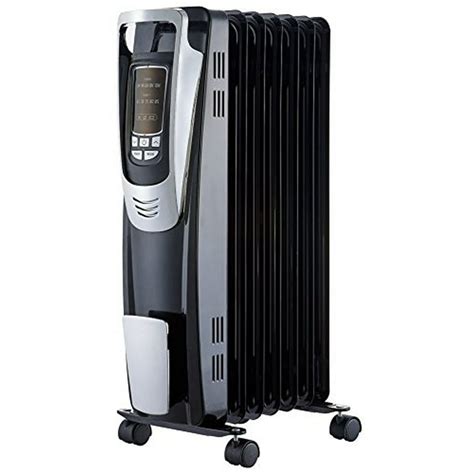 Pelonis Electric 1500w Portable Oil Filled Radiator Space Heater With