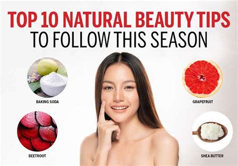 10 Natural Beauty Tips To Follow This Season