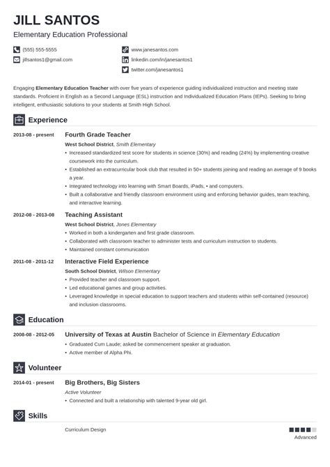 Teacher Resume Examples 2024 Templates Skills And Tips