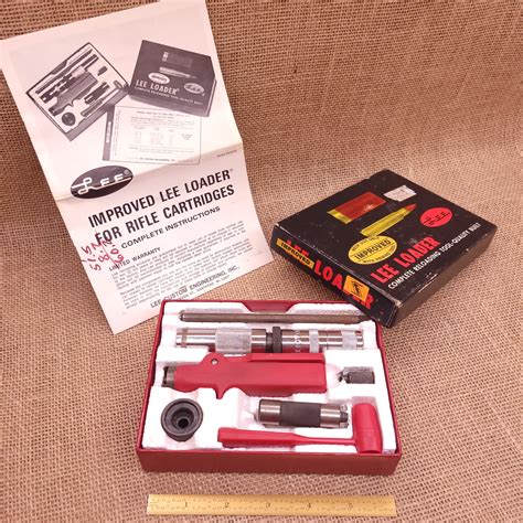 Vintage Lee Loader Mm Rem Mag Improved Complete Reloading Tool Kit Old Arms Of Idaho Llc