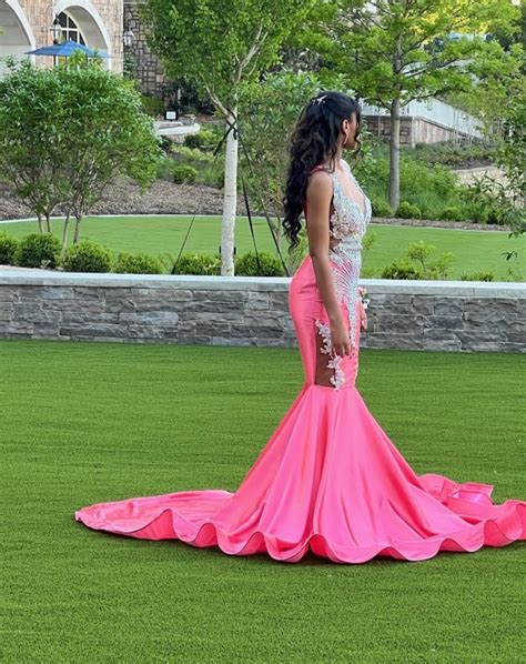 Pink Prom Dress Moafricancloset