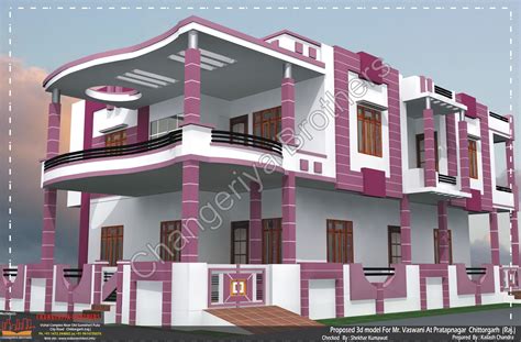 At nakshadekho we have highly talented and experienced interior designers which work very creatively to make your house more appealing and beautiful within a strict budget. Mr. Vaswani At Chittorgarh - 3D Naksha