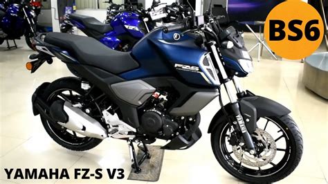 New Bs6 Yamaha Fzs Fi V3 Matt Blue Complete And Wolkaround Review With