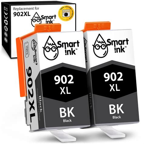 Get Compatible Hp 902 Xl Black Ink Cartridges 2 Combo Pack Smart Ink
