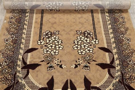 Contemporary Plush Soft Brown Floral Modern Turkish Oriental Area Rug