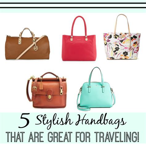 5 Stylish Handbags That Are Great For Traveling
