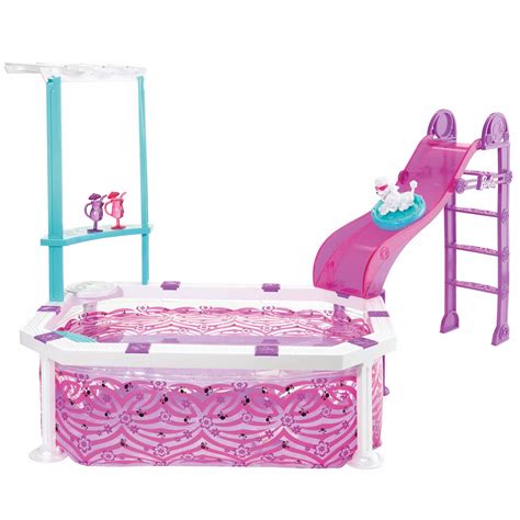 Barbie Glam Pool Toys And Games Dolls And Accessories Dollhouses