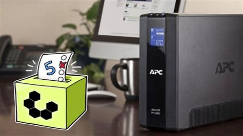 In blackouts, the battery provides backup power. Five Best Battery Backups/UPS Units