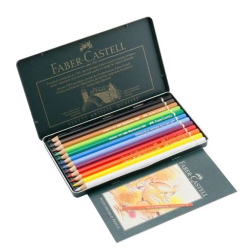 Kredki Ołówkowe Polychromos Faber Castell 12 Kolorów Sklep Świat Artysty