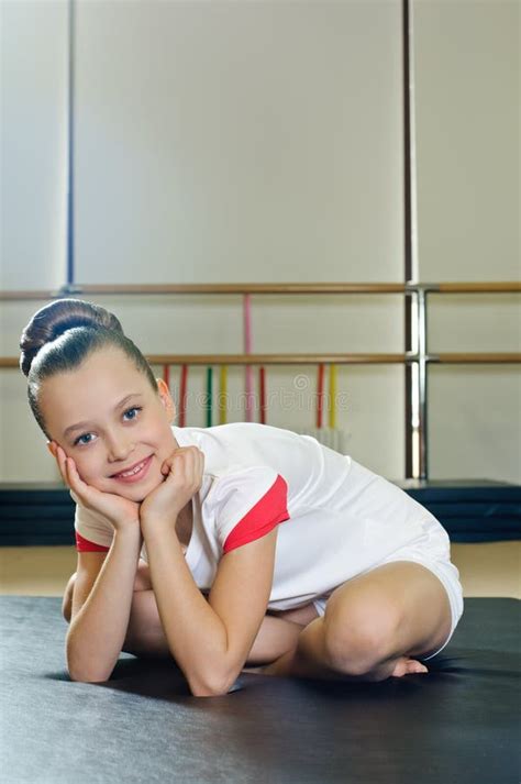 Portrait Of Gymnast Girl Stock Image Image Of Professional 19831553