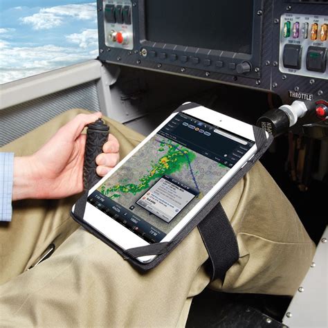 What's it like typing on a tiny tablet? iPad Rotating Kneeboard - from Sporty's Pilot Shop