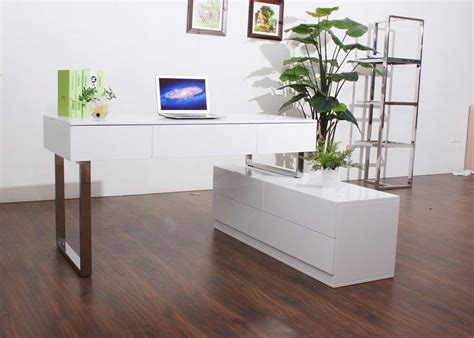 99% on time shipping · everyday free shipping* · easy returns Modern White lacquer Office desk SJ12 | Desks