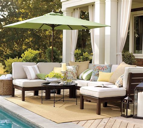 Shop the most exclusive range of designer outdoor furniture & accessories at interiors online. Outdoor Garden Furniture Designs by Pottery Barn ...