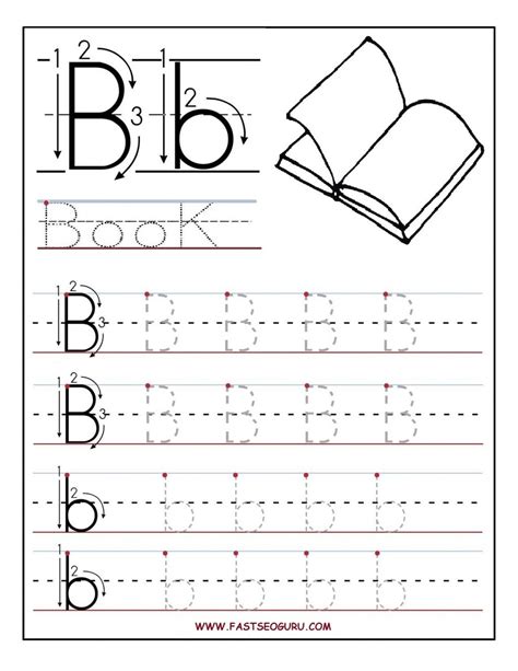 Free Pre K Letter Tracing Worksheets