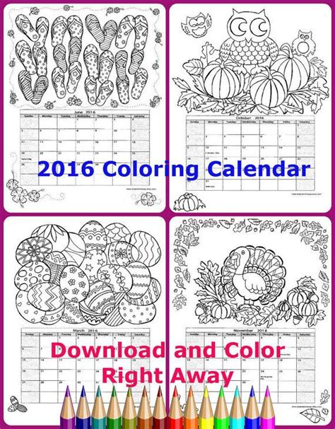Adult Coloring Calendar Free Coloring Wallpaper