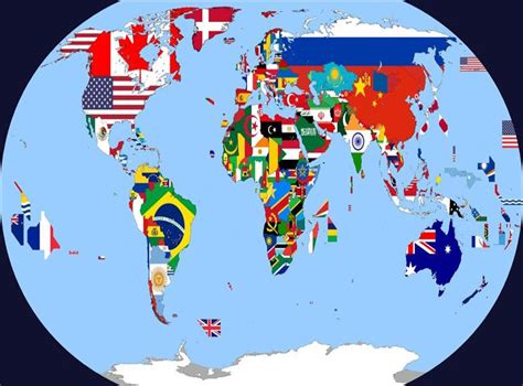 This Flag Map Of The World Shows That Any Representation Of Territories