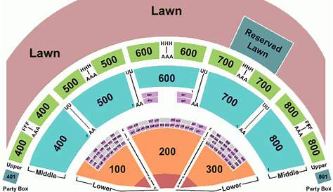 xfinity center mansfield seating chart