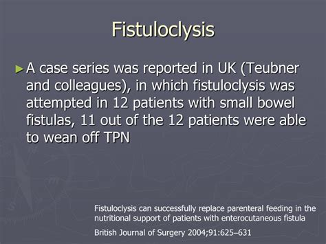 Ppt Review On Enterocutaneous Fistula Powerpoint Presentation Free Download Id