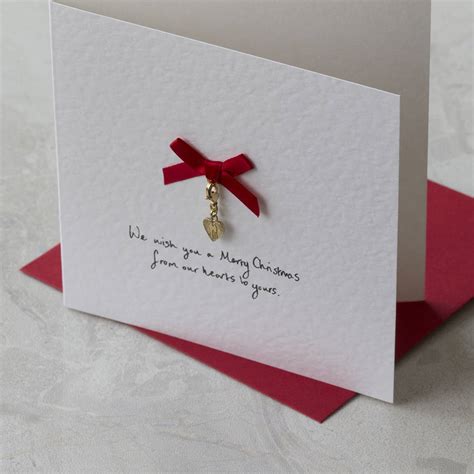 After the value is used, additional value or passes may be added to the card online or at ticket vending machines. christmas heart charm card with personalised message by charlotte lowe jewellery ...
