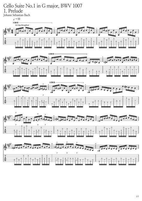 Johann Sebastian Bach Cello Suite No1 In G Major Bwv 1007 1