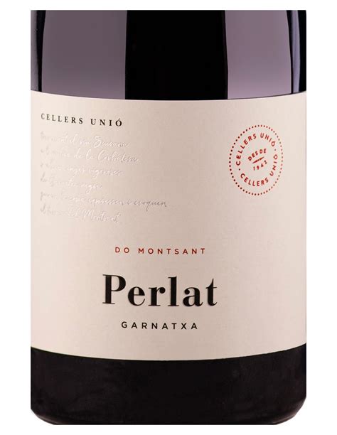 Vino Tinto Del Montsant Perlat Garnacha Cellers Unió