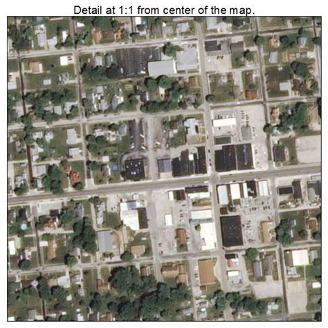 Aerial Photography Map Of Oblong Il Illinois