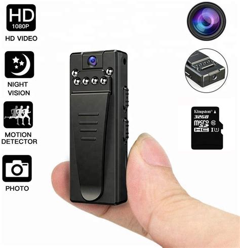 Dexilio Mini Body Camera Portable Hd P Wireless Wearable Video