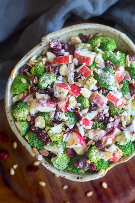 It's studded with crisp bits of bacon and tossed in a simple sweet dressing Broccoli apple salad - Tastes Better From Scratch